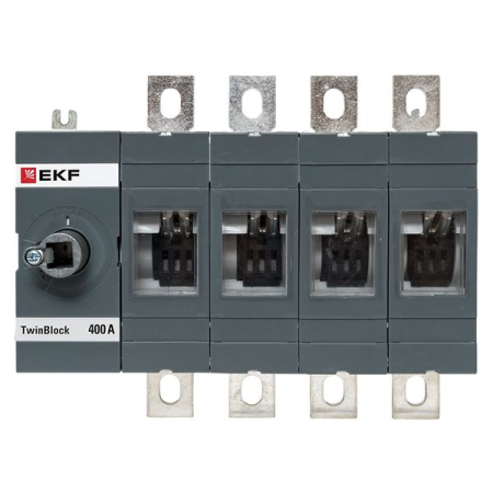 Рубильник 400A 4P без рукоятки управления TwinBlock EKF