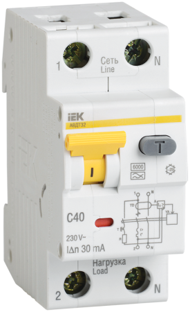 АВДТ 32 C63 100мА - Автоматический Выключатель Дифф. тока IEK