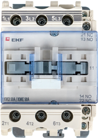 Контактор КМЭ малогабаритный 50А 380В NO+NC EKF PROxima