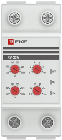 Реле напряжения (сквозное подкл.) RV-32A EKF PROxima