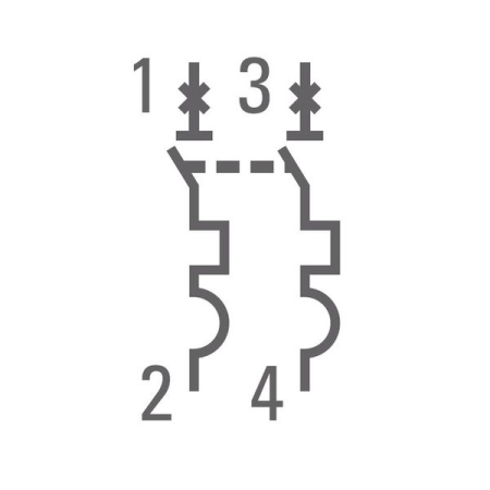 Автоматический выключатель 2P 40А (C) 4,5kA ВА 47-63 EKF PROxima