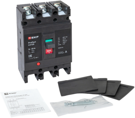 Автоматический выключатель LS125 18кА 3P 40А ProPact EKF
