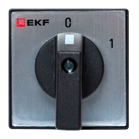 Переключатель кулачковый ПК-1-11 25А 1P «0-1» IP65 EKF