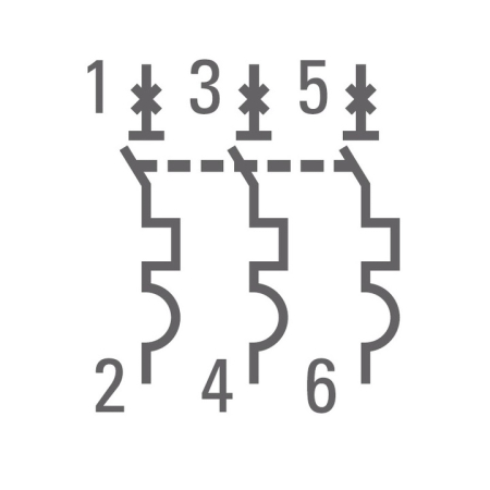 Автоматический выключатель 3P 40А (C) 4,5kA ВА 47-63 EKF PROxima