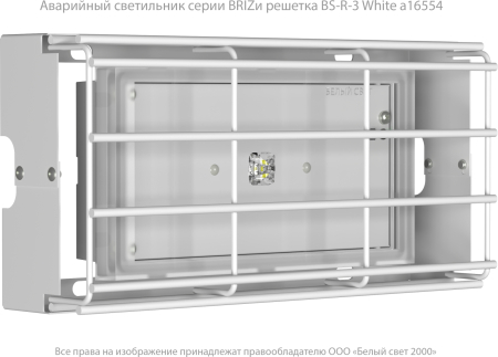 Аварийный светильник BS-BRIZ-81-L1-INEXI2