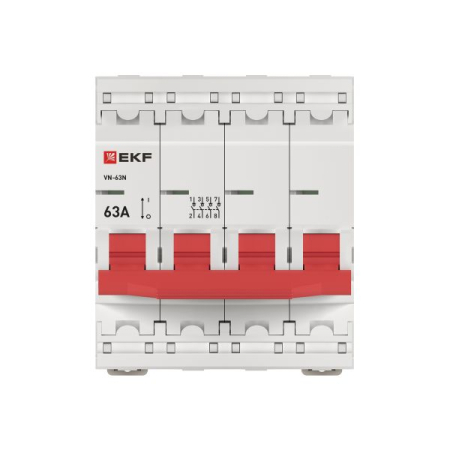 Выключатель нагрузки 4P 63А ВН-63N EKF PROxima
