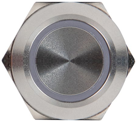 Кнопка S-Pro67 19 мм без фикс. с красной подсв. 230В EKF PROxima