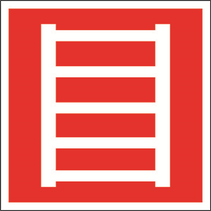 Знак безопасности NPU-1818,F03 "Пожарная лестница"