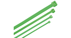 ITK Хом.ут-стяжка для кабеля 2,5х100м.м. нейлон зеленый (100шт.)
