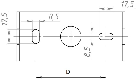 FREGAT FLOOD LED/B 55W DA 750 RAL9006