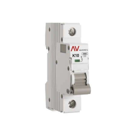 Выключатель автоматический AV-10 1P 10A (K) 10kA EKF AVERES