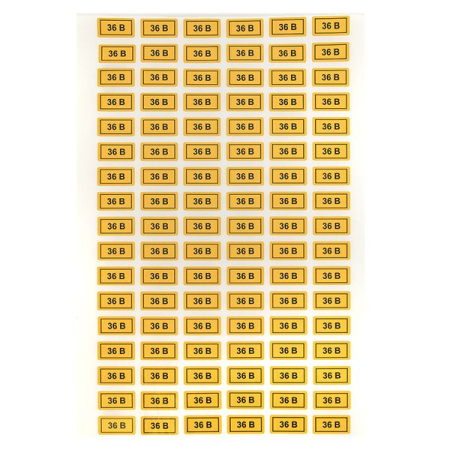 Наклейка "36В" (10х15мм.) EKF PROxima