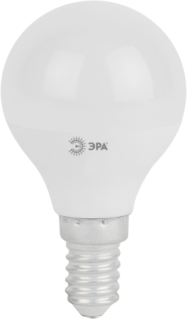 Лампа светодиодная Эра LED P45-11W-827-E14 (диод, шар, 11Вт, тепл, E14)