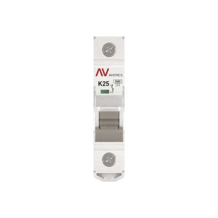 Выключатель автоматический AV-10 1P 25A (K) 10kA EKF AVERES