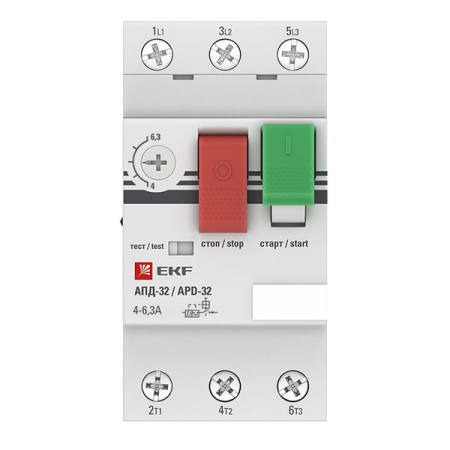 Автомат пуска двигателя АПД-32  4-6,3А EKF PROxima