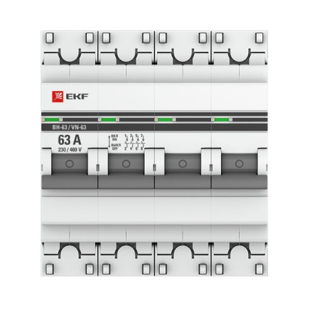 Выключатель нагрузки 4P  63А ВН-63 EKF PROxima