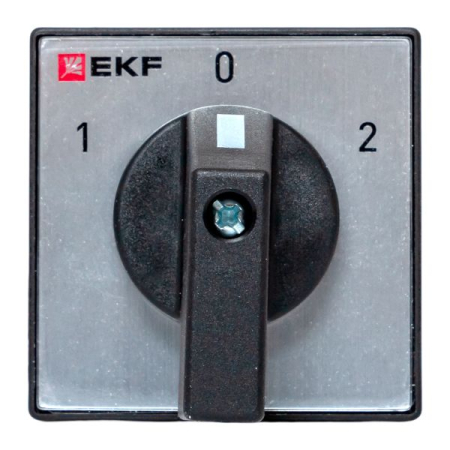 Переключатель кулачковый ПК-1-22 10А 2P «1-0-2» IP65 EKF