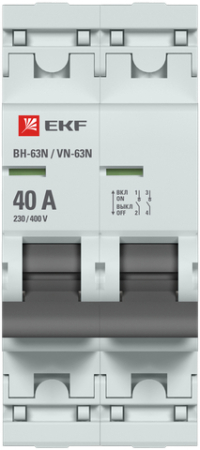 Выключатель нагрузки 2P 40А ВН-63N EKF PROxima