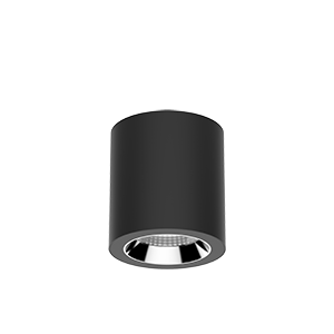 Светильник LED "ВАРТОН" DL-02 Tube накладной 125*135 18W 4000K 35° RAL9005 черный матовый