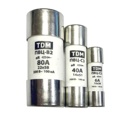 Плавкая вставка ПВЦ-В2 22х58 16А TDM