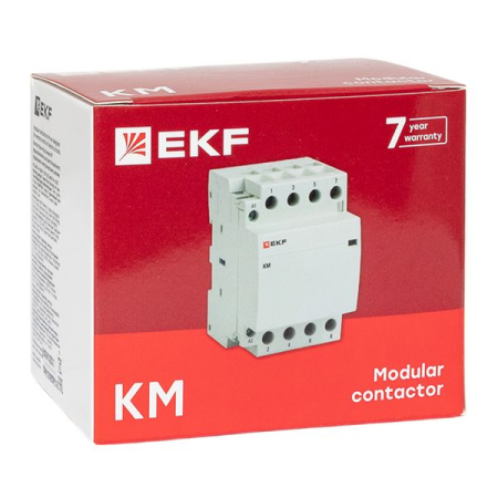 Контактор модульный КМ 63А 4NО (3 мод.) EKF PROxima