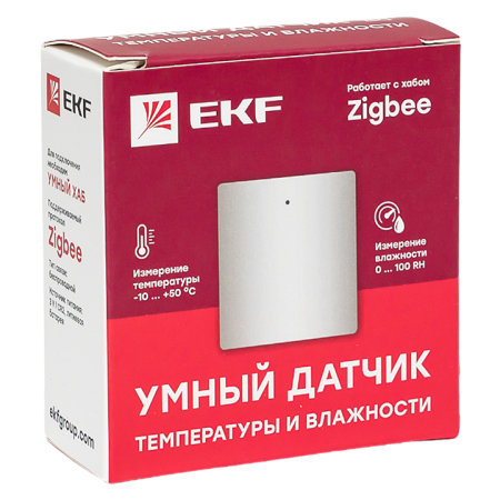 Умный датчик температуры и влажности Zigbee EKF Connect