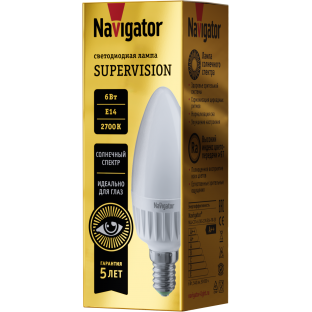 Лампа Navigator 80 551 NLL-MR16-6-230-3K-GU5.3-FR-SV
