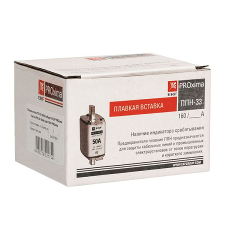 Плавкая вставка ППН-33 160/  4А габарит 00 EKF PROxima