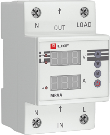 Реле напряжения и тока с дисплеем MRVA 40A EKF PROxima