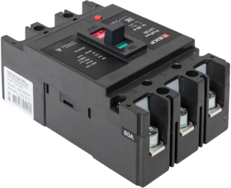 Автоматический выключатель LS125 18кА 3P 80А ProPact EKF