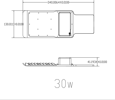 SPP-503-0-50K-030  SPP-503-0-50K-030 ЭРА Светодиод. св-к консоль. IP65 30Вт 3000лм 5000К (КСС "Д") DOB