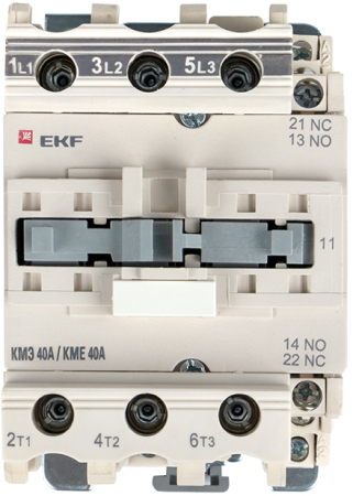 Контактор КМЭ малогабаритный 40А  24В NO+NC EKF PROxima