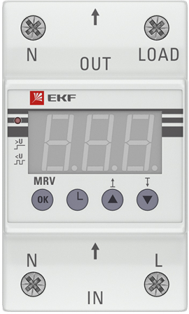 Реле напряжения с дисплеем MRV 63A EKF PROxima