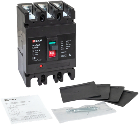Автоматический выключатель LS250 25кА 3P 125А ProPact EKF