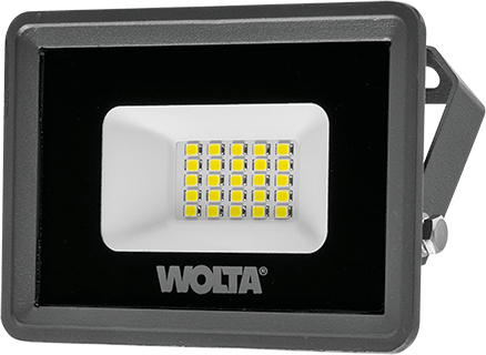 Светодиодный прожектор WFL-20W/06, 5500K, 20 W SMD, IP 65,цвет серый, слим