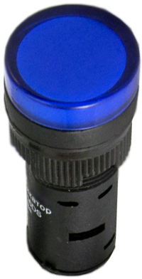 Лампа AD16DS(LED)матрица d16мм синий 36В AC/DC IEK