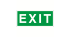 Знак безопасности BL-3015B,E51 "EXIT"