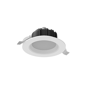 Cветильник светодиодный "ВАРТОН" Downlight круглый встраиваемый 116*55 11W 3000K IP54 RAL9010 белый матовый