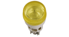 Лампа ENR-22 сигнальная d22мм желтый неон/240В цилиндр IEK