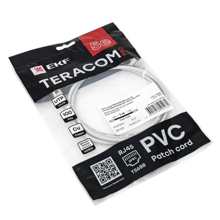 TRP-5EUTP-PVC-1M-GY