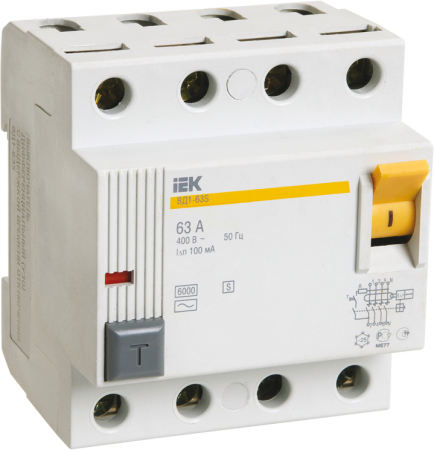 УЗО ВД1-63S 4Р 40А 100мА IEK