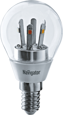 Лампа Navigator 71 294 NLL-G45-5-230-2.7K-E14-CL