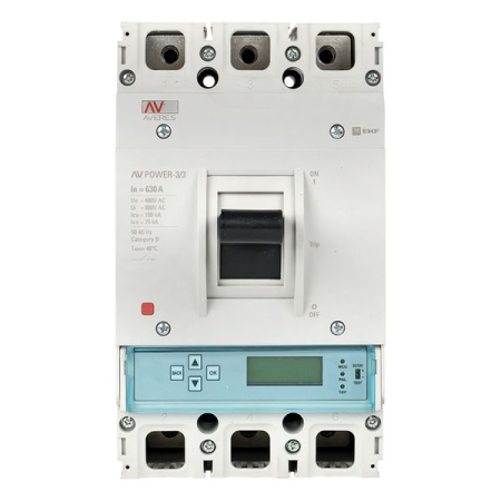 Автоматический выключатель AV POWER-3/3 630А 50kA ETU6.0