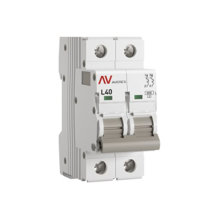 Выключатель автоматический AV-6 2P 40A (L) 6kA EKF AVERES