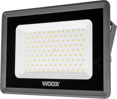 Светодиодный прожектор WFL-100W/06, 5500K, 100 W SMD, IP 65,цвет серый, слим