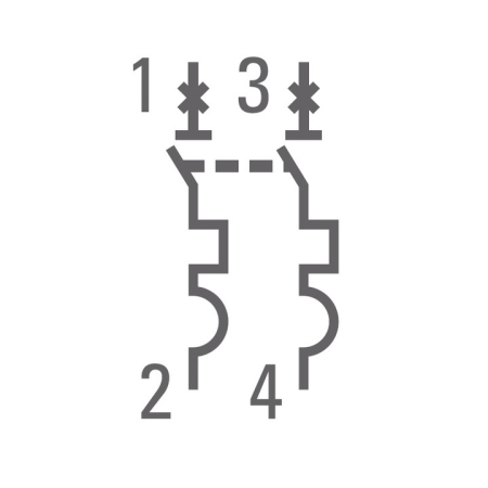 Автоматический выключатель 2P 25А (C) 4,5kA ВА 47-63 EKF PROxima