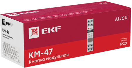 Кнопка модульная КМ-47 (серая) EKF PROxima