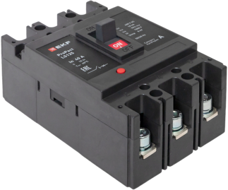 Автоматический выключатель LS125 18кА 3P 40А ProPact EKF