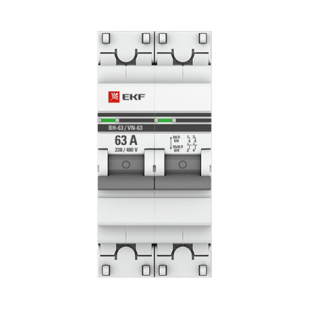 Выключатель нагрузки 2P  63А ВН-63 EKF PROxima