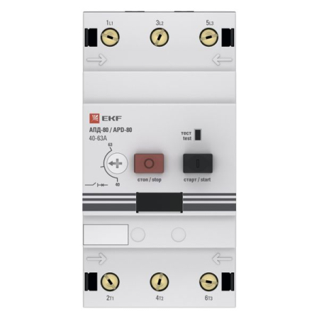 Автомат пуска двигателя АПД-80 40-63А EKF PROxima